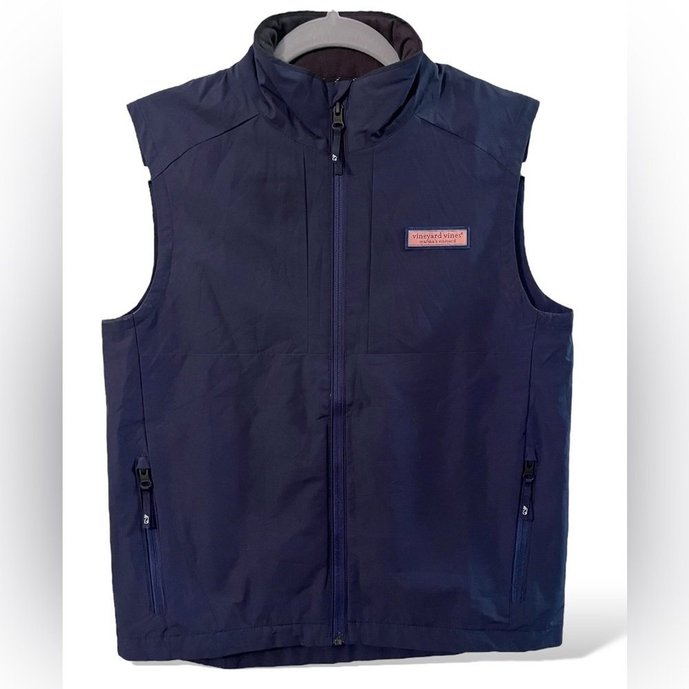 Vineyard Vines Regatta Performance Vest Navy Blue Outdoor SZ Youth L